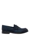 Pawelk's Leather Loafers In Blue