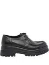 Pawelk's Cru Lace-up Round-toe Derby Shoes In Black