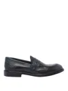 Pawelk's Leather Loafers In Blue
