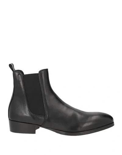 Pawelk's Man Ankle Boots Black Size 10 Leather