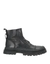 Pawelk's Man Ankle Boots Black Size 8 Leather In Black