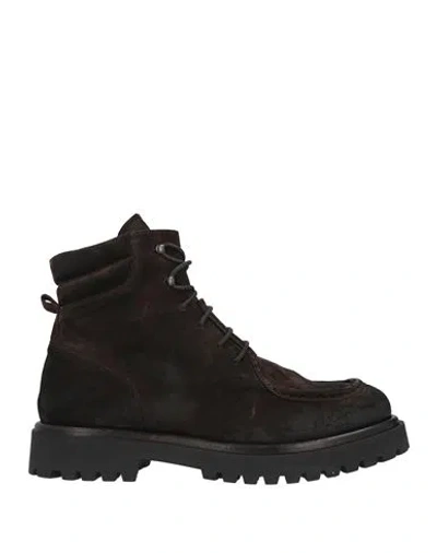 Pawelk's Man Ankle Boots Dark Brown Size 7 Leather