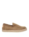 Pawelk's Man Espadrilles Beige Size 8 Leather In Brown