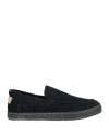 Pawelk's Man Espadrilles Midnight Blue Size 9 Leather In Blue