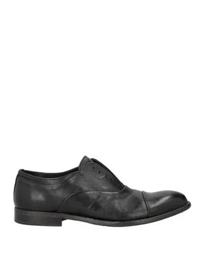 Pawelk's Man Lace-up Shoes Black Size 9 Leather