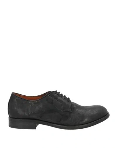 Pawelk's Man Lace-up Shoes Black Size 6 Leather