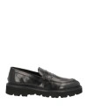 Pawelk's Man Loafers Black Size 11 Leather In Black