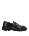 Pawelk's Man Loafers Black Size 9 Leather In Black