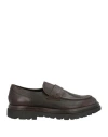Pawelk's Man Loafers Dark Brown Size 6 Leather In Brown