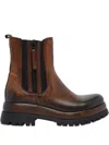 Pawelk's Round-toe Zip Boots In Multi