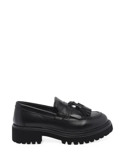 Pawelk's Tassel-detail Chunky-sole Loafers In Black