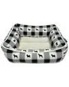 Paws & Decor All Over Plaid Dogs Cuddler
