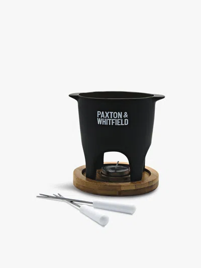 Paxton & Whitfield Fondue Set For 2 In Black