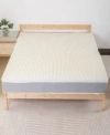 Payton 1 Convoluted Copper Infused Memory Foam Mattress Topper In Sand