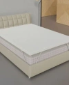Payton 2 Medium Firm Mattress Topper With Breathable Cover In White