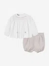 Paz Rodriguez Baby Blouse And Short Set In Multi