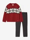 Paz Rodriguez Fair Isle-knit Sweater In Red