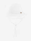 Paz Rodriguez Baby Girls Cotton Hat In White