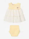 Paz Rodriguez Baby Girls Dress And Bloomers Set In Yellow