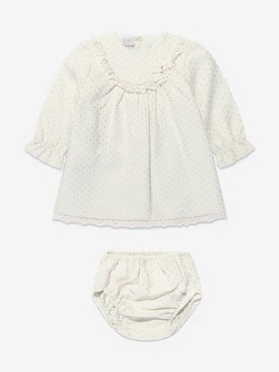 Paz Rodriguez Baby Girls Dress With Bloomers In Green