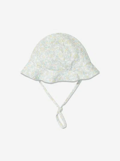 Paz Rodriguez Baby Girls Floral Hat In Green