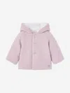 Paz Rodriguez Baby Girls Knitted Coat In Purple