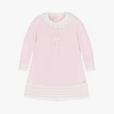 Paz Rodriguez Baby Girls Pink Wool Knit Dress | ModeSens