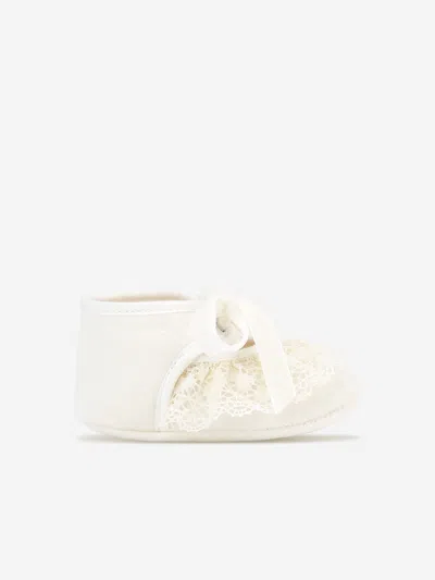 Paz Rodriguez Kids' Baby Girls Pre-walker Shoes In White