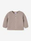 Paz Rodriguez Baby Knitted Cardigan In Gray