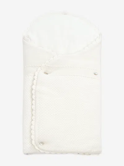 Paz Rodriguez Kids' Baby Knitted Nest In White