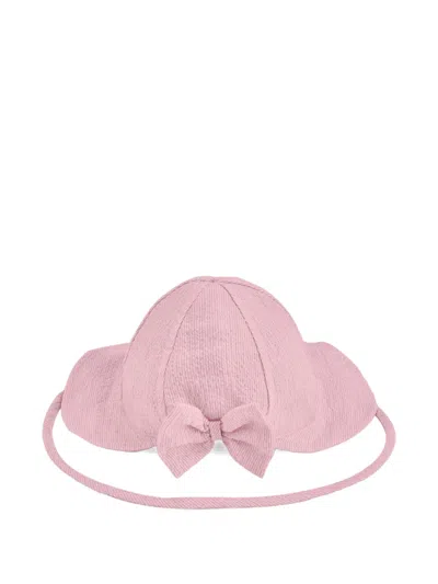Paz Rodriguez Babies' Bow Sun Hat In Pink