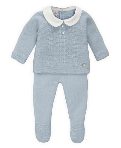 Paz Rodriguez Boys' Erizos Set - Baby In Blue