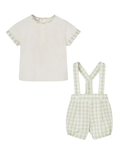 Paz Rodriguez Boys' Frescura Set - Baby, Little Kid In White