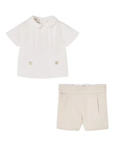 Paz Rodriguez Boys' Nectar Set - Baby In White