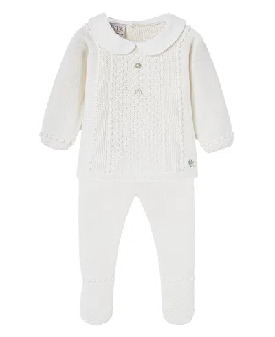Paz Rodriguez Boys' Paz Oi 25-26 Set - Baby In White