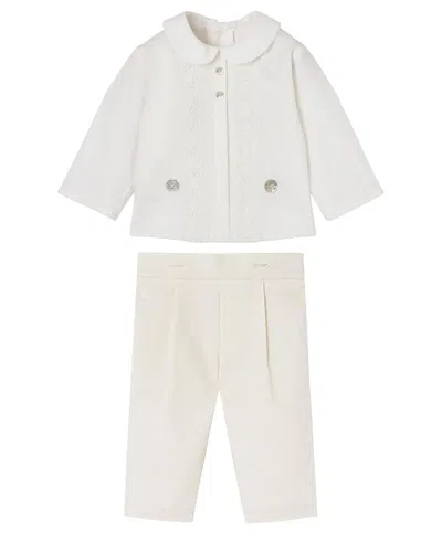 Paz Rodriguez Boys' Paz Set - Baby In White