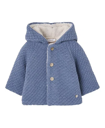 Paz Rodriguez Boys' Ponte Coat - Baby In Blue