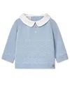 Paz Rodriguez Boys' Vento Sweater - Baby In Sky Blue