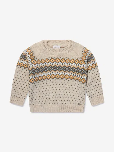 PAZ RODRIGUEZ BOYS WOOL KNITTED JUMPER