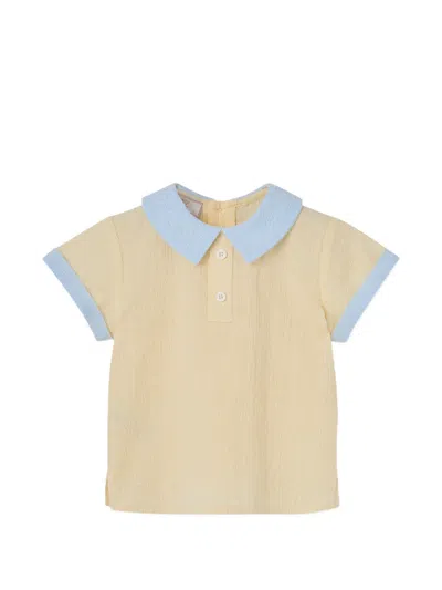 Paz Rodriguez Babies' Button-fastening Short Set In Neutral