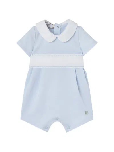 Paz Rodriguez Babies' Button-fastening Shortie In Blue