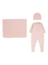 Paz Rodriguez Buttoned Babygrow Set In Multi