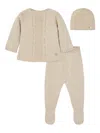 Paz Rodriguez Cable-knit Trousers Set In Neutral