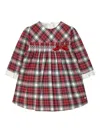 Paz Rodriguez Girls Tartan Dress In Red