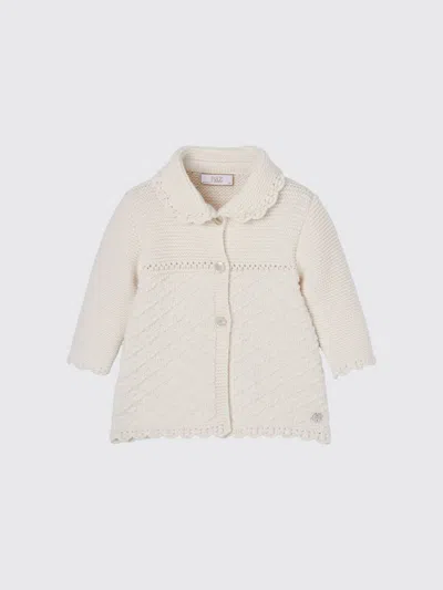 Paz Rodriguez Babies'  Coat Kids Color White In Brown