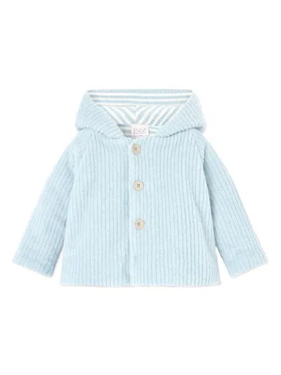 Paz Rodriguez Babies' Corduroy Coat In Blue