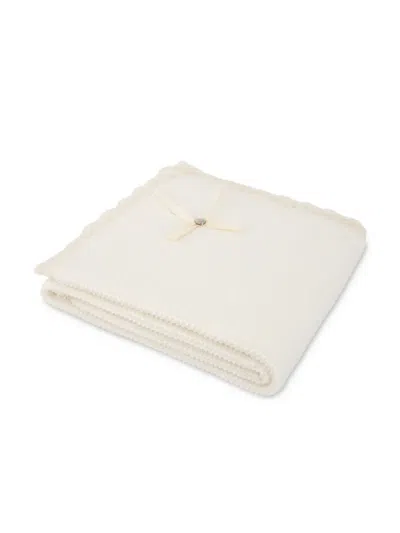 Paz Rodriguez Cotton Blanket In Neutrals
