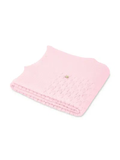 Paz Rodriguez Cotton-blend Blanket In Pink