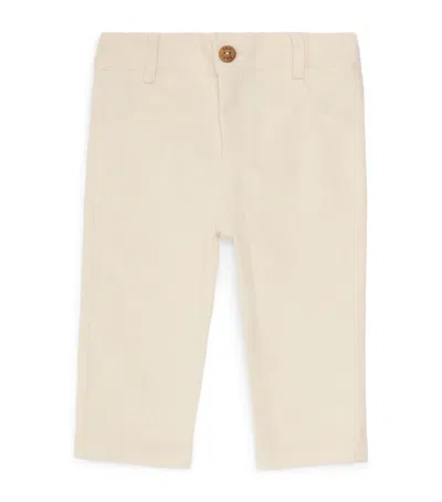 Paz Rodriguez Kids' Cotton-blend Corduroy Trousers In Neutral