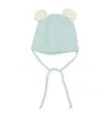 Paz Rodriguez Cotton-blend Knitted Hat In Blue